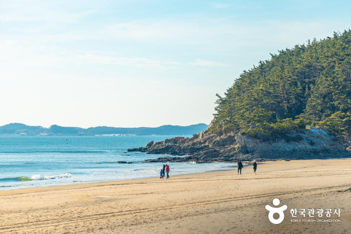 한적한 원산도해수욕장