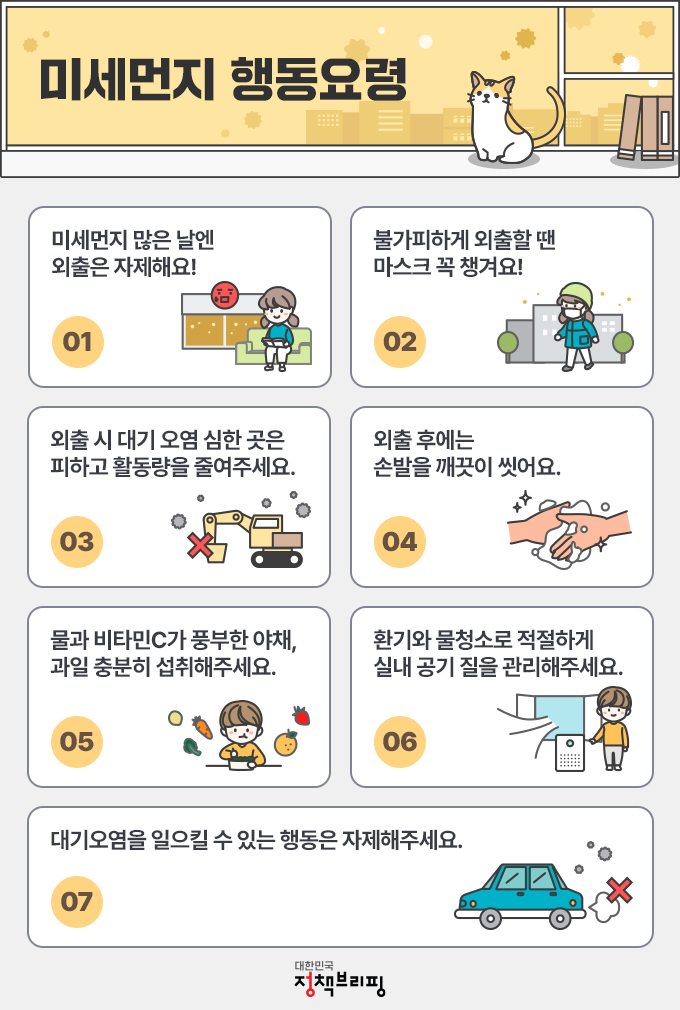 미세먼지 행동요령