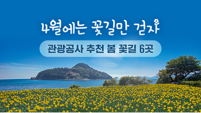 4월에는 꽃길만 걷자 관광공사 추천 봄 꽃길 6곳