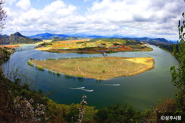 경천섬 전경 - ⓒ 상주시청 