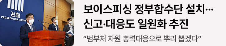 보이스피싱 정부합수단 설치…신고·대응도 일원화 추진 - “범부처 차원 총력대응으로 뿌리 뽑겠다”