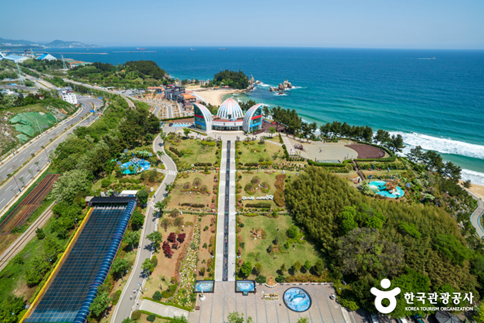 하늘에서 본 이사부사자공원 - ⓒ 한국관광공사