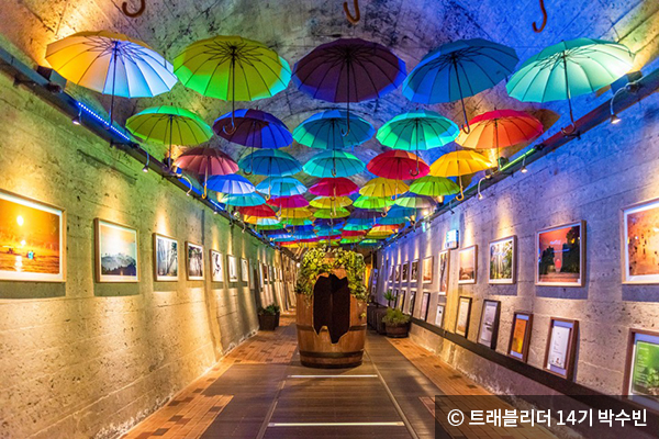무지개 우산 와인동굴 - ⓒ 트래블리더 14기 윤수빈