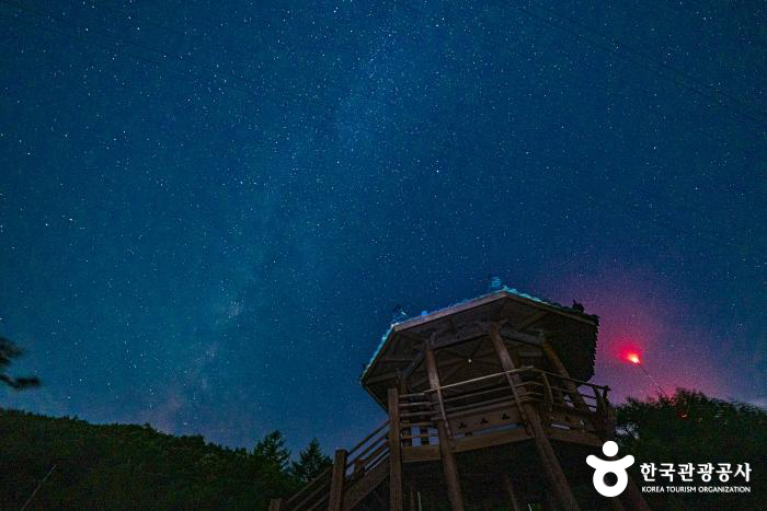 오투전망대에서 본 밤하늘 - ⓒ 한국관광공사