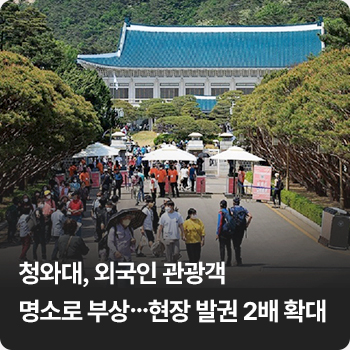청와대, 외국인 관광객 명소로 부상…현장 발권 2배 확대
