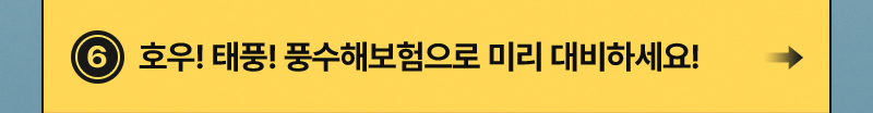 호우! 태풍! 풍수해보험으로 미리 대비하세요!