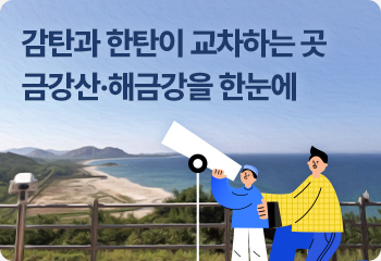 감탄과 한탄이 교차하는 곳 금강산·해금강을 한눈에