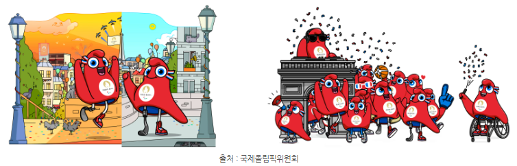 파리올림픽 공식 마스코트 '프리주' [출처] [정책달력] 7월부터 달라집니다|작성자 정책공감