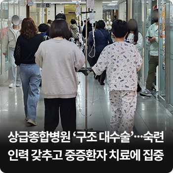 상급종합병원 ‘구조 대수술’…숙련인력 갖추고 중증환자 치료에 집중