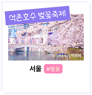 석촌호수 벚꽃축제 ⓒ다님 5기 박정혜 서울 #벚꽃