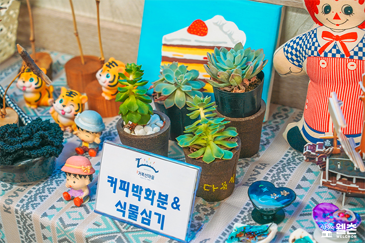 커피박확분, 식물심기 ⓒ 웰촌