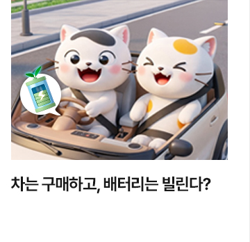 차는 구매하고, 배터리는 빌린다?