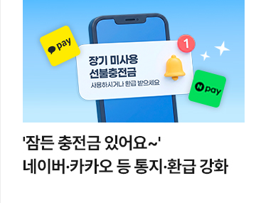 잠든 충전금 있어요~&hellip;네이버&middot;카카오 등 통지&middot;환급 강화